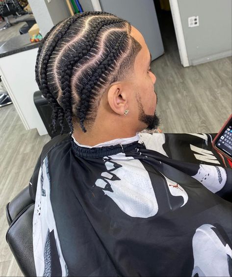 Corn Rolls For Men, Wavy Braids Men, Low Taper Cornrows Men, Cornrows With Low Taper, Low Taper Fade With Braids, Cornwors Braids Men, Male Cornrow Styles For Men Short Hair, Cornrows Low Taper, Braid Styles For Men With Taper