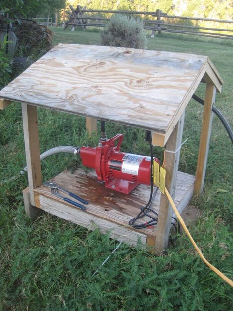 Electric Water Pump for Irrigating Garden or Lawn | Original Homesteading Irrigating Garden, Soundproofing Diy, Well Water System, Cheap Cabins, Irrigation Pumps, Indoor Pool Design, Whole House Water Filter, Garden Tool Shed, Water Grass