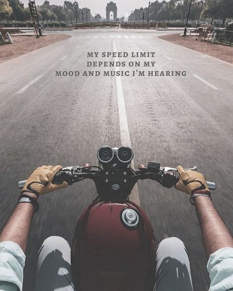 Caption For Pic With Bike, Biker Quotes Attitude, Riding Quotes Motorcycle, Bike Riders Quotes, Caption For Bike Riders, Car Lovers Quotes, Car Ride Quotes, Riders Quotes, Bike Captions Instagram