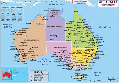 Map Of Australia, States And Capitals, Harbor Bridge, It Training, Australia Map, Digital Marketing Training, Northern Territory, Marketing Training, Famous Landmarks