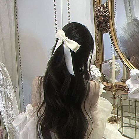 Black Hair, Mirror, Hair, White, Black