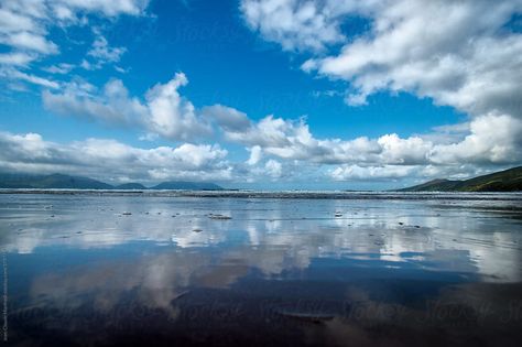 Clouds Reflected In Water, Sea And Clouds, Ocean Reflection, Water Reflection, Sea Landscape, Sea Photography, Beautiful Background, Water Reflections, Heaven And Hell