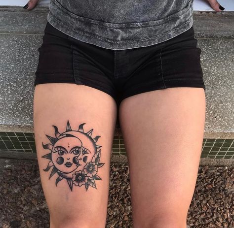 Upper Leg Tattoos, Upper Thigh Tattoos, Floral Thigh Tattoos, Cute Hand Tattoos, Thigh Tattoos, Tattoos Women, Leg Tattoos Women, Cute Small Tattoos, Tattoo Style Drawings