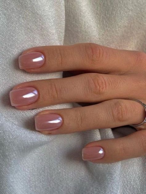 Hailey Bieber Inspired Glazed Donut Nail Chrome Powder | Buy Now Winter Nails 2024 Square, Nails 2024 Autumn Trends, Nails Autumn 2024 Trends, Uñas Old Money Aesthetic, Men’s Simple Nail Design, 2024 Manicure, 2023 Manicure, Men Manicure, Kids Manicure