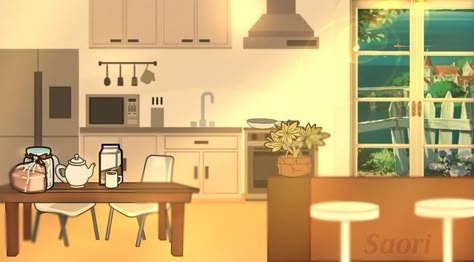 Gacha Life Backgrounds Kitchen, Gacha Club Kitchen Background, Cool Gacha Background, Living Room Background Gacha, Gacha Kitchen Background, Gacha Backgrounds Living Room, Cute Gacha Backgrounds, Gachalife Backgrounds, Kitchen Backgrounds