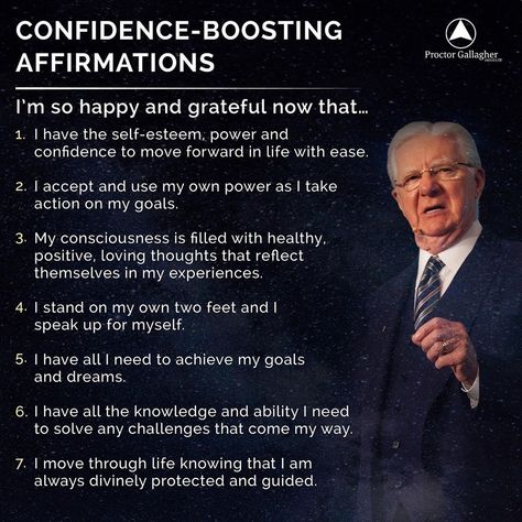 Bob Proctor on Instagram: “Try these 7 confidence boosting affirmations! ✨👇 Share this with a friend.   Self-confidence is the first requirement of any undertaking.…” Bob Proctor Quotes Motivation, Bob Proctor Quotes, Subconscious Mind Power, Confidence Affirmations, Universe Love, Bob Proctor, Gratitude Affirmations, Business Motivational Quotes, Love Thoughts