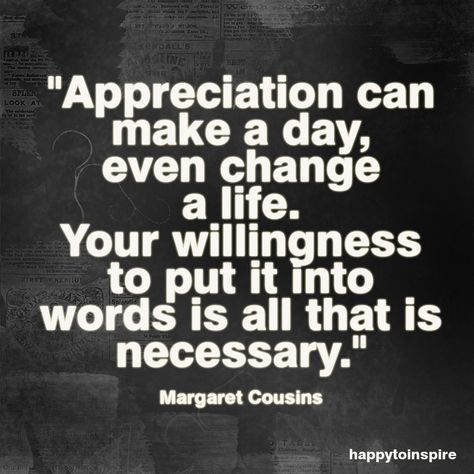 "Appreciation can make a day, even change a life. Your willingness to put it into works is all that is necessary." Employee Appreciation Quotes, Customer Service Quotes, Service Quotes, Brainy Quotes, Appreciation Quotes, Kindness Quotes, Gratitude Quotes, Work Quotes, Quotes For Him