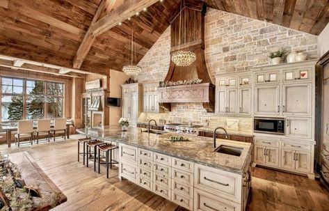 Kitchens Designs, Farm Homes, Farm Style House, Barn House Interior, Barn House Design, Small Barn, Prefab Cabins, Barn Style House Plans, Rocky Point