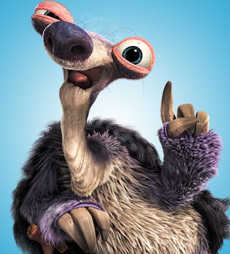 Ice Age Funny, Ice Age Birthday Party, Ice Age Sid, Ice Age Collision Course, Ice Age Movies, Sid The Sloth, Blue Sky Studios, Film Disney, Cute Love Cartoons