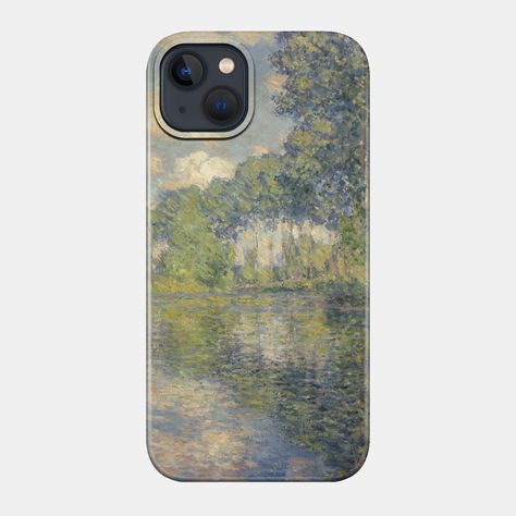 Book Cover Background, Green Phone Case, Girl Phone Cases, Kindle Case, Cute Phone Cases, Oil Painting Landscape, Claude Monet, Vintage Wall Art, Slim Case