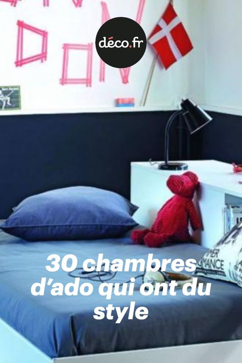 En panne d’inspiration pour la chambre de votre ado ? Adolescente ou adolescent, adeptes de couleurs ou non, fan de musique et /ou de surf, il y en a pour tous les goûts ! Laissez-vous tenter par nos 30 chambres d’ado qui ont du style. Hague Blue, Home Inspiration, Home Decor Ideas, Loft, Decor Ideas, Home Decor Decals, Comics, Fan, Blue