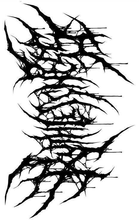 Metal Font Tattoo, Metal Tattoo Ideas, Black Metal Tattoo, Rakel Sablon, Metal Tattoos, Metal Typography, Dark Lettering, Metal Band Logos, Sigil Tattoo