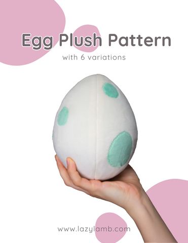 Egg Plush Pattern, Egg Sewing Pattern, Lamb Plush Pattern, Sphere Sewing Pattern, Pokemon Sewing Patterns Free, Pokemon Plush Pattern, Bunny Pattern Sewing, Free Plush Sewing Patterns, Fursuit Props