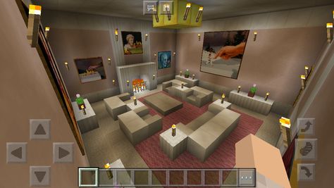 My Mansion- Minecraft Lady's Parlor Minecraft Meeting Room, Mansion Minecraft, Minecraft Decor, Minecraft City Buildings, Cube Games, City Decor, Minecraft City, Minecraft Inspo, Minecraft Decorations