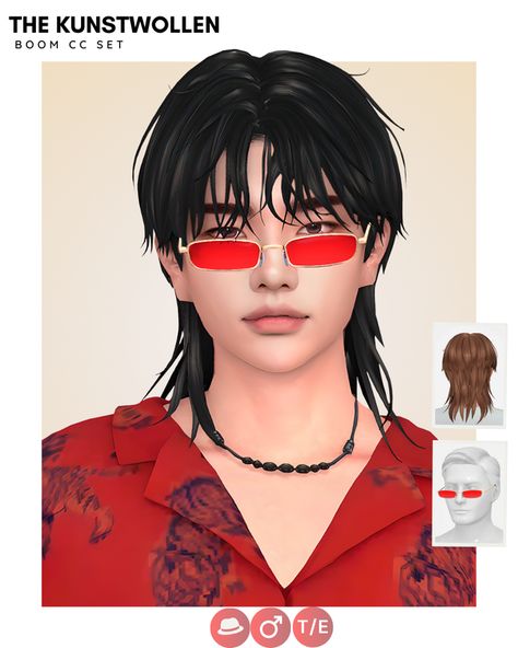 The Kunstwollen, Sims 4 Hair Male, Sims 4 Male Clothes, Kpop Hair, Tumblr Sims 4, Sims 4 Mm, The Sims 4 Download, Sims 4 Cc Packs, Sims 4 Collections