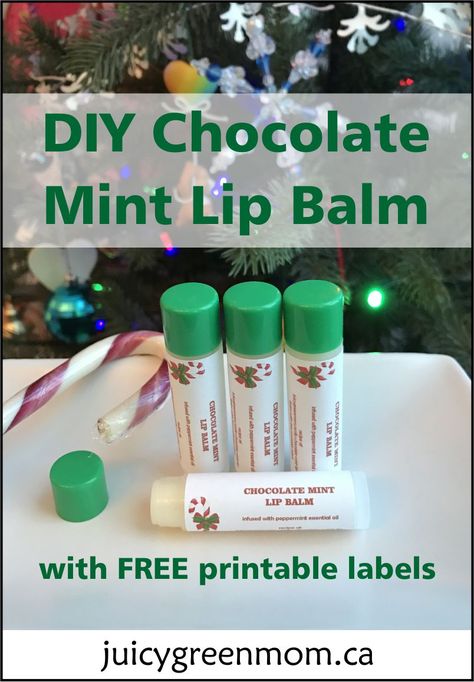 Chocolate Lip Balm, Lip Balm Label, Mint Lip Balm, Lip Balm Labels, Diy Chocolate, Christmas Open House, Diy Lip Balm, Labels Printables Free, Chocolate Mint