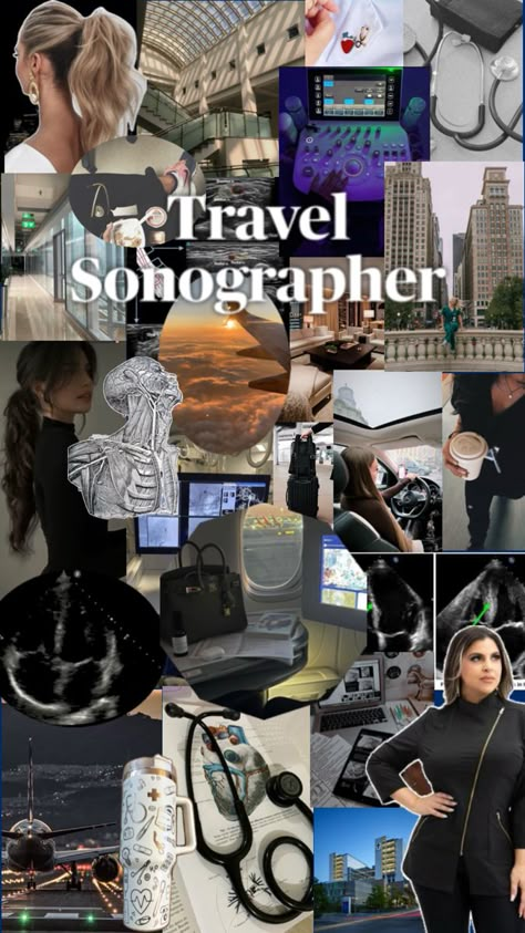 Explore the life of a travel sonographer, where adventure meets healthcare! From ultrasounds to airports, each day is a new destination. Follow along for more inspiration in the world of medical imaging on the move. Perfect for aspiring healthcare travelers and ultrasound enthusiasts alike! #TravelSonographer #HealthcareTravel #Wanderlust #MedicalImaging #Sonography #UltrasoundTech #TravelGoals #RadiologyLife #ExploreTheWorld #MedicalCareer #HealthcareProfessionals #ItGirlSonographer #TravelInStyle #GlamMedLife #SonographyChic #JetSetHealthcare #UltrasoundLife #TravelGoals #HealthcareBaddie #GirlBossVibes #MedicalAesthetic Sonography Aesthetic, Future Sonographer, Ultrasound Technician School, Medical Sonography Student, Diagnostic Medical Sonography Student, Ultrasound School, Medical School Quotes, Ultra Sound, Sonography Student