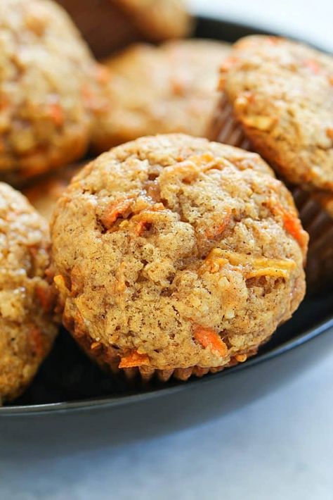 Sunshine Muffins, Carrot Muffins Easy, Spelt Muffins, Healthy Carrot Muffins, Apple Carrot Muffins, Morning Glory Muffins, Carrot Muffins, Apple Muffins, Homemade Muffins