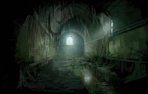 Sewer Concept The Witcher 1, Location Inspiration, D D Maps, Call Of Cthulhu, Game Dev, Fantasy Concept Art, Environment Concept Art, Reference Images, The Witcher