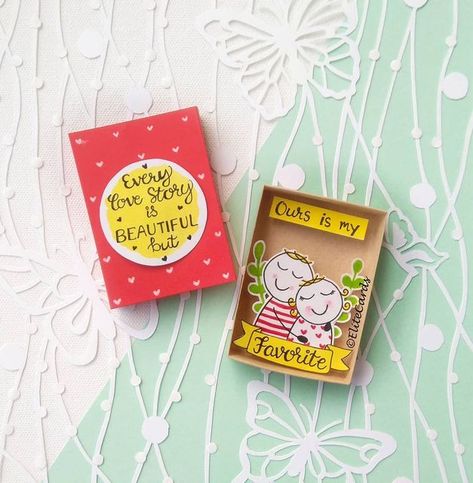 Match Boxes Craft, Match Box Craft, Matchbox Ideas, Matchbox Cards, Valentine 2024, Matchbox Crafts, Best Friend Cards, Birthday Room Decorations