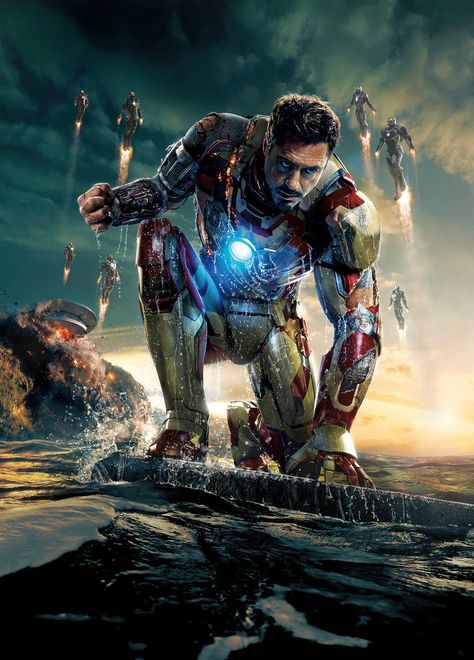 Iron Man 3 Poster, Film Marvel, Guy Pearce, Marvel Movie Posters, Robert Downey Jr., Iron Man Wallpaper, Iron Man Tony Stark, Iron Man 3, 3 Movie