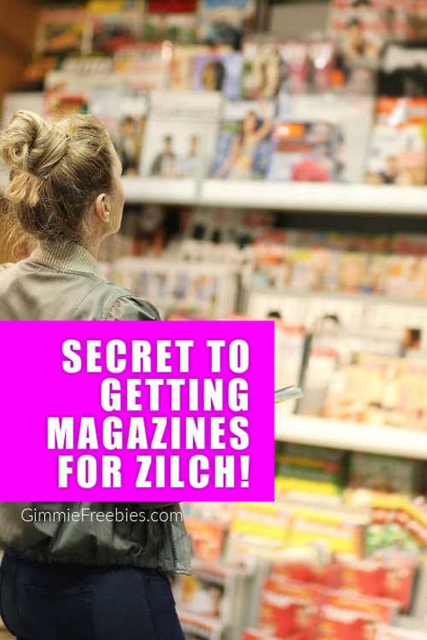 The Secret to Getting Magazines for Nothing Free Magazines By Mail, Free Magazine Subscriptions, Recycled Magazine Crafts, Freebie Websites, Recycled Magazine, Recycled Magazines, Free Magazines, Free Stuff By Mail, Magazine Crafts