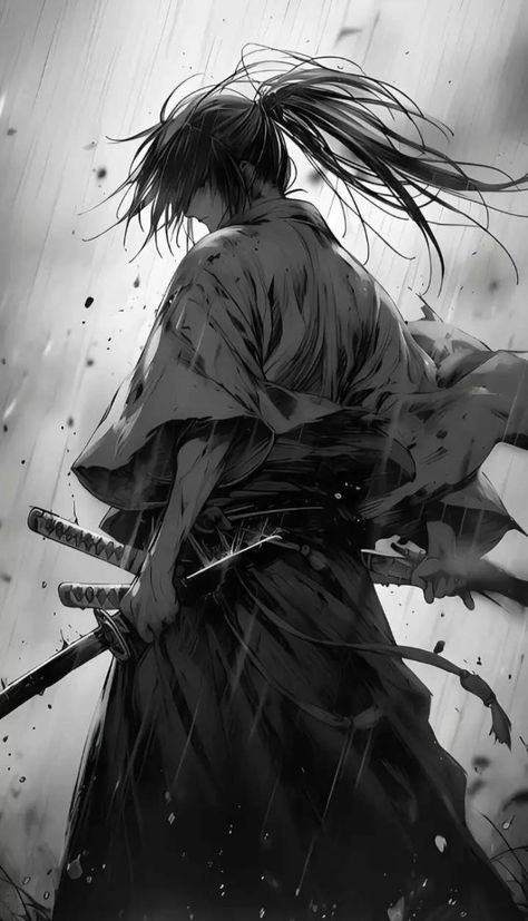 Praise And Worship Aesthetic Wallpaper, Ronin Samurai, Japanese Art Samurai, Arte Ninja, Samurai Wallpaper, Dark Fantasy Artwork, Japanese Poster Design, Picture Tree, Anime Boy Sketch