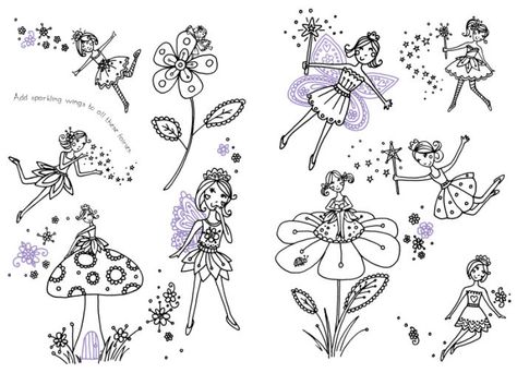 Magical Doodles, Doodle Fairy, Fairy Doodle, Drawing Items, Fairy Mural, Unicorn Sketch, Drawing Spring, Art Splash, Doll Drawing