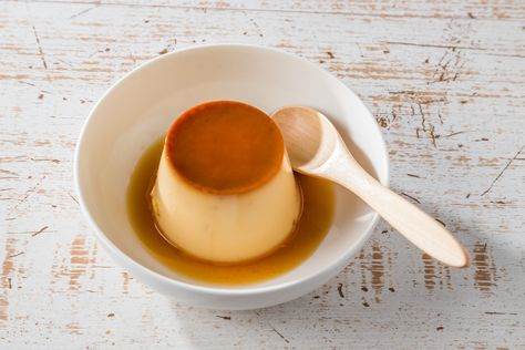 Japanese Pudding Recipe, Purin Recipe, Japanese Custard Pudding, Japanese Custard, Desserts To Make At Home, Japanese Pudding, Green Tea Mochi, Green Tea Cookies, Japanese Pastries