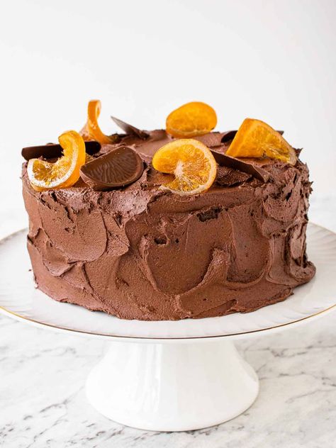 Orange Carrot Cake, Orange Syrup Cake, Orange Cakes, Chocolate Orange Cake, Moist Apple Cake, Unfrosted Cake, Chocolate Almond Cake, Candied Orange Slices, Syrup Cake