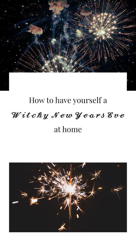 New Years Eve Spells, Solo New Years Eve, Witchy New Years Eve Rituals, Witchy New Years Eve, New Years Spells, Witchy Vision Board, Witchy New Year, New Years Eve At Home, Vision Casting