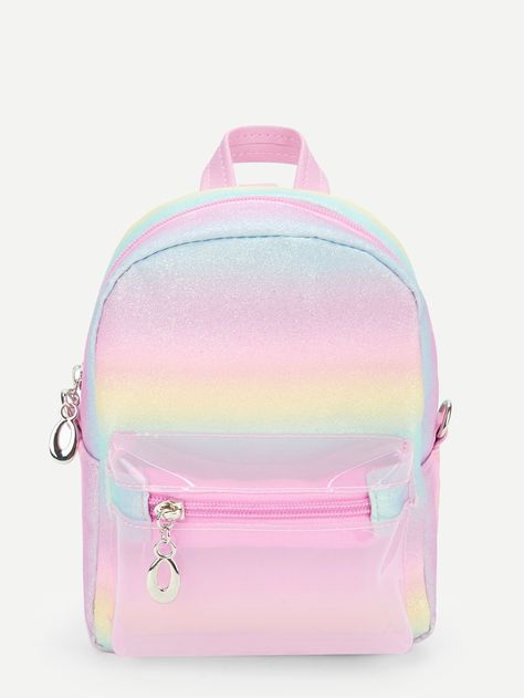 Girly Backpacks, Rainbow Accessories, Unicorn Fashion, Cute School Bags, Cute Mini Backpacks, Kawaii Bags, Unicorn Bag, Unicorn Backpack, Rainbow Bag