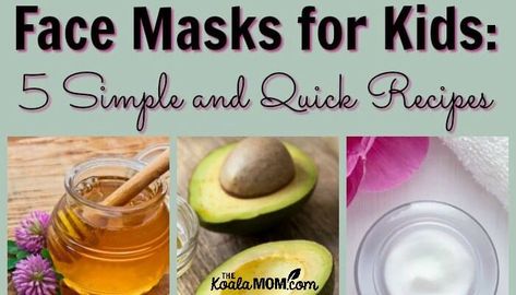 Face Masks for Kids: 5 Simple and Quick Recipes Diy Facial Mask, Masks For Kids, Kitchen Plan, Turmeric Face, Kids Spa, Girl Spa Party, Turmeric Face Mask, Natural Face Mask, Face Mask Recipe