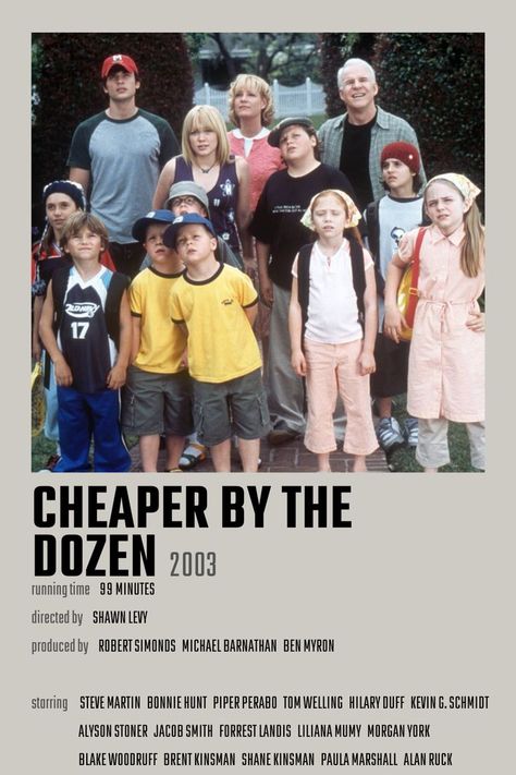 Cheaper By The Dozen, Movie Collage, Iconic Movie Posters, Wall Collage Kit, Summer Movie, Film Posters Vintage, Movie Poster Wall, Movie Covers, Collage Kit