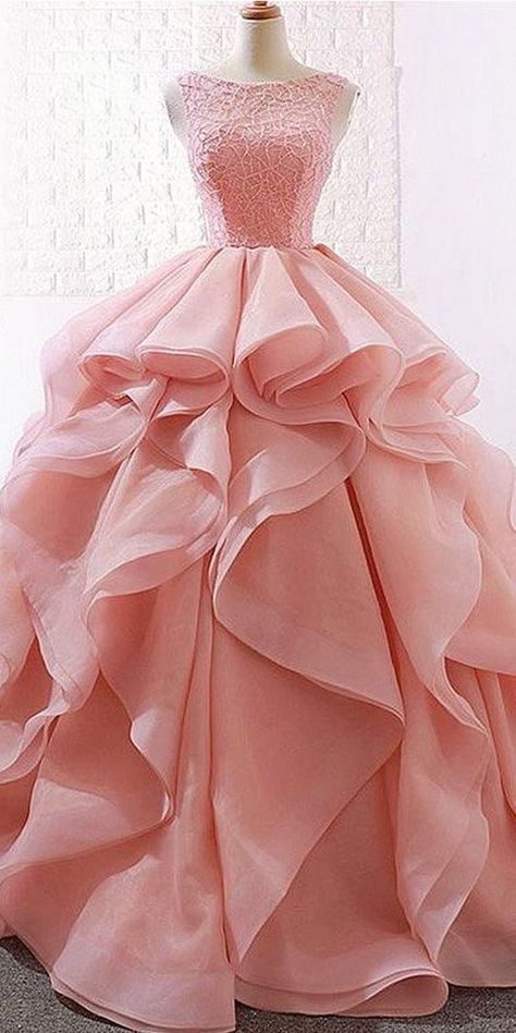 Indian Gowns Dresses, Dresses Ball Gown, Indian Gowns, Ball Gowns Evening, Jewel Neckline, Satin Prom Dress, Gowns Wedding, Prom Dresses Ball Gown, Designer Dresses Indian