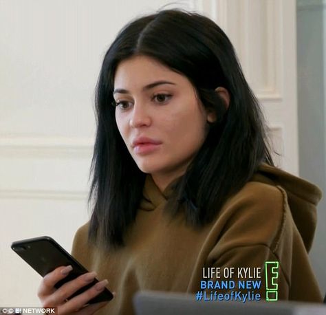 Penultimate episode: Kylie Jenner blamed differences with her family members on the stars during Sunday's episode of Life Of Kylie Bigger Lips, Kardashian Memes, Kylie Jenner Fotos, Life Of Kylie, Looks Kylie Jenner, Citation Rap, Kyle Jenner, Kylie J, Current Mood Meme