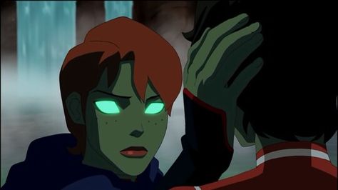 Telepathy Gif, Superboy And Miss Martian, Miss Martian, Young Justice, So Sorry, The Martian, Teen Titans, The Dreamers, Geek Stuff