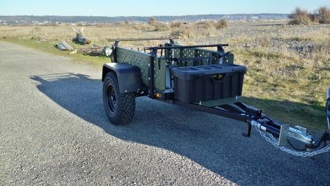 Tactical Trailer, Harbor Freight Trailer, Bug Out Trailer, Lightweight Campers, Teardrop Camping, Jeep Trailer, Tacoma World, Diy Camper Trailer, Kayak Trailer