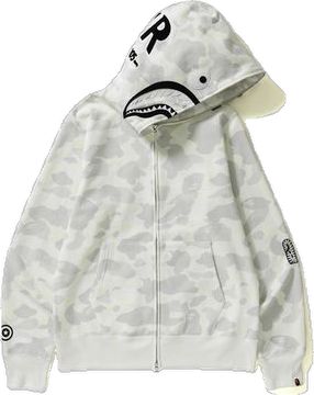 White Hoodie Outfit, Bape Sweater, Bape Shark, Bape Hoodie, Shark Hoodie, Clothes Wishlist, Stylish Hoodies, Trendy Hoodies, Blue Knit Sweater