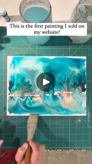 Water Painting Beginners, Watercolor Exercises, Bio Materials, Art Demo, Acrylic Liquid, Liquid Watercolor, Golden Painting, Contemporary Watercolor, Intuitive Painting