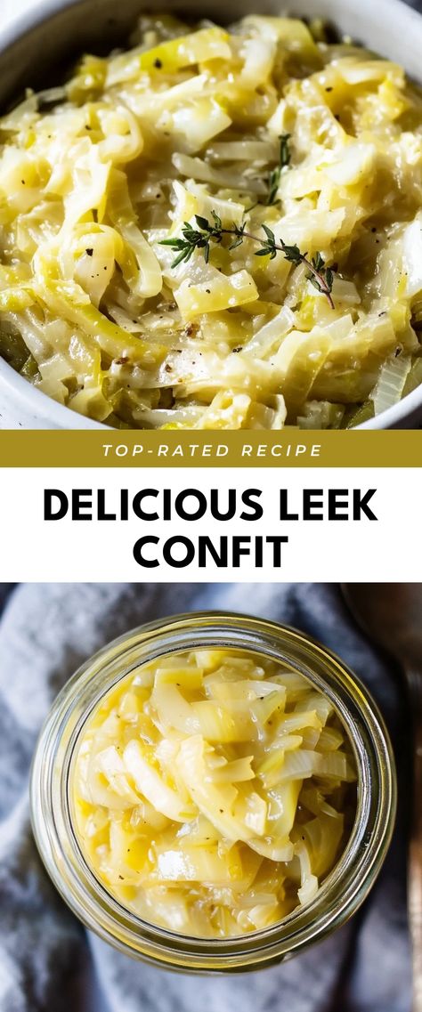 Image for Delicious Leek Confit What To Do With Leeks, Stuffed Leeks, Leek Confit, Confit Recipes, Leek Recipes, Weekend Brunch, Leeks, Super Simple