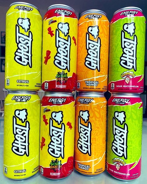 Ghost Energy Drinks Ghost Energy Drink, I Need Energy, Monster Crafts, Drinks Packaging Design, Drinking Humor, Energy Drink, Sweet Snacks, Yummy Drinks, Natural Flavors