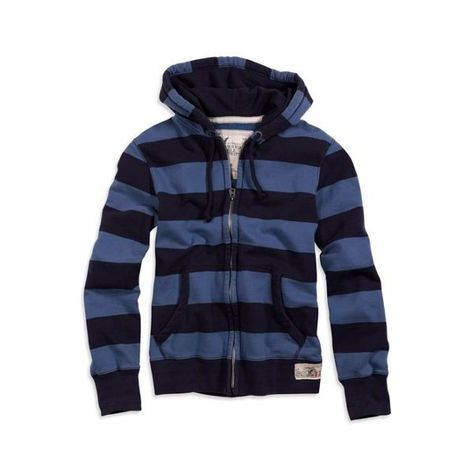 AE Men's Striped Full Zip Hoodie (Sail Blue) ($25) ❤ liked on Polyvore featuring men's fashion, men's clothing, men's hoodies, jackets, hoodies, men, sweaters, outerwear, clothing & accessories and sweatshirts Alex Kralie, Twd Outfits, Striped Zip Up Hoodie, 90s Bedroom, Mens Zip Hoodie, Men's Hoodies, Swaggy Outfits, Dream Clothes, Retro Outfits