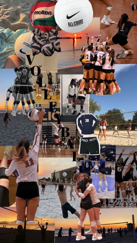 𝓿𝓸𝓵𝓵𝓮𝔂𝓫𝓪𝓵𝓵 ♡ Volleyball Team Pictures Aesthetic, Volleyball Moodboard, Aesthetic Volleyball Photos, Volleyball Aesthetic Wallpaper, Volleyball Collage, Volley Balls, Funny Text Message Jokes, Volleyball Wallpapers, Volleyball Vibes