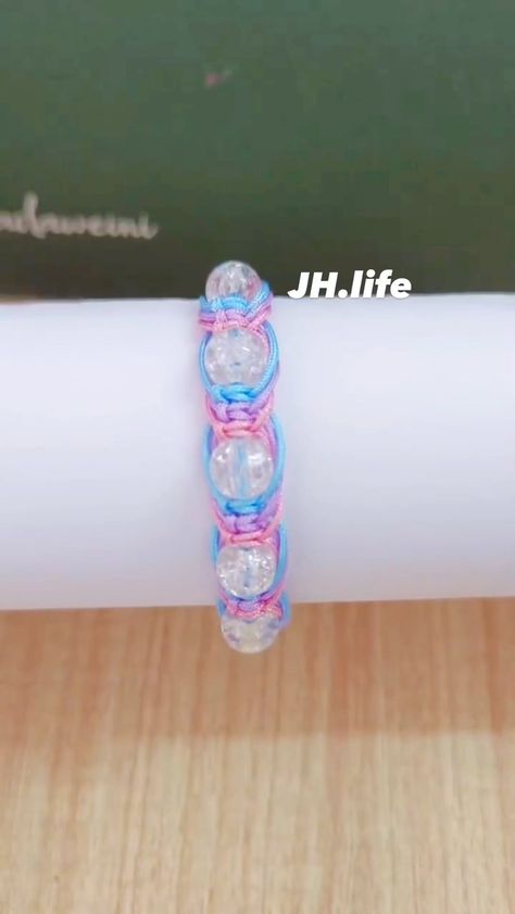 JH.Life | How to make beads bracelet Shop link in bio @jinhong_life Rope :0.65mm multiple colors round wax thread | Instagram Thread Instagram, Rope Bracelets Tutorial, Make Bracelet, Snake Knot, Bracelet Rope, Bracelets Tutorial, Rope Bracelets, Jewelry Instagram, Bracelet Shop