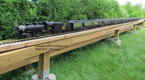 Garden Train Ideas, G Scale Trains Layout, Woodland Backyard, G Scale Trains, Garden Train, Garden Aquarium, Train Garden, Ho Train Layouts, Garden Trains