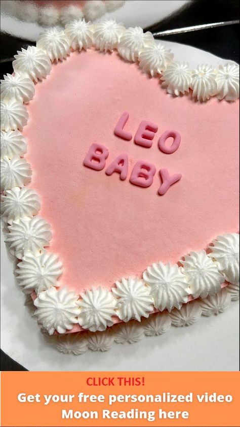 leo season bday cake 🍰✨ Birthday Cake Leo, 27th Birthday Cake, Birthday Cake For Girl, 27 Birthday Ideas, Leo Birthday, Custom Birthday Cakes, Funny Birthday Cakes, Birthday Cakes For Women, Mini Cakes Birthday