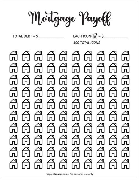 Budget Binder Ideas Free Printable, Saving Chart Printable, Mortgage Payoff Chart Tracker, Free Printable Debt Payoff Tracker, Free Printable Savings Challenge, Saving Chart, Debt Payoff Tracker, Savings Chart, Loan Payoff