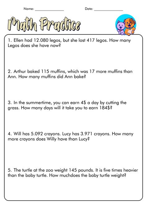 5th Grade Math Word Problems Worksheets Math Problems For 3rd Grade Student, Multiplication Word Problems 5th, Grade 5 Maths Worksheets, Grade 5 Math Worksheets Word Problems, Math Word Problems 4th Grade, 5 Grade Math Worksheets, 5th Class Maths Worksheets, Math Worksheets For 5th Grade, Math 5th Grade Worksheets