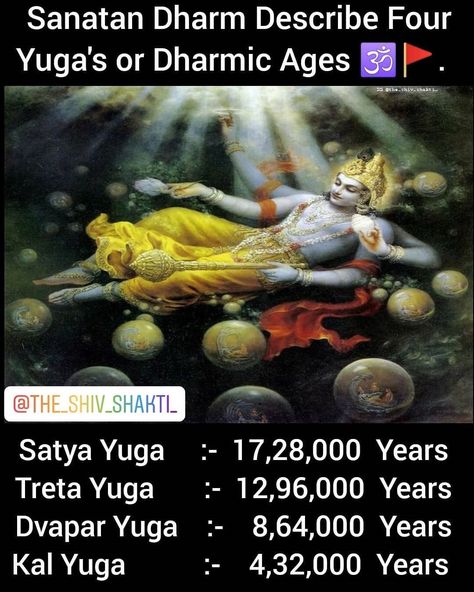 Satya Yuga, Spirituality Energy Universe, Hinduism History, Hindu Calendar, Yoga Facts, Chemistry Education, Indian History Facts, Virgo Quotes, Calendar Time